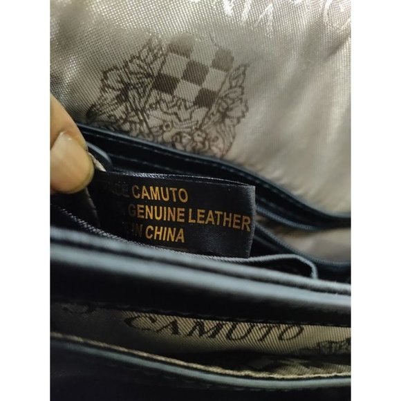 Vince Camuto Adjustable Strap Genuine Leather Crossbody Bag Black Women's - Picture 14 of 14